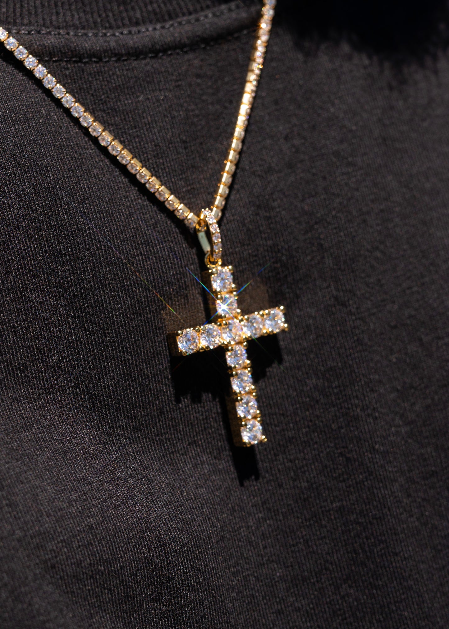 Diamond Cross - Gold