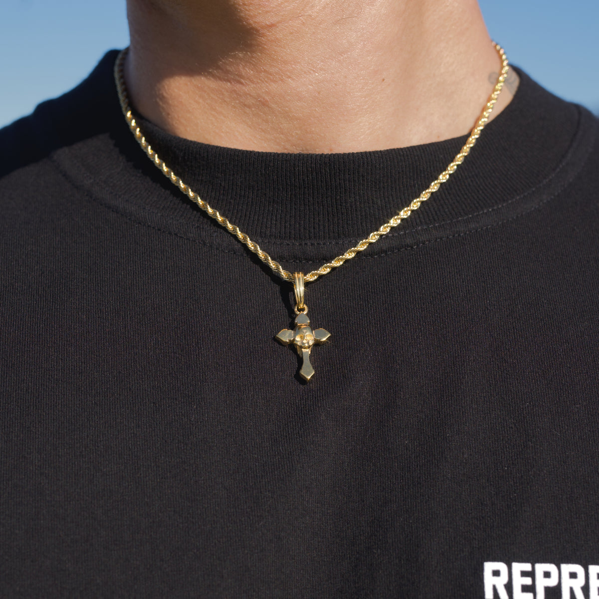 SKULL-CROSS-PENDANT-GOLD