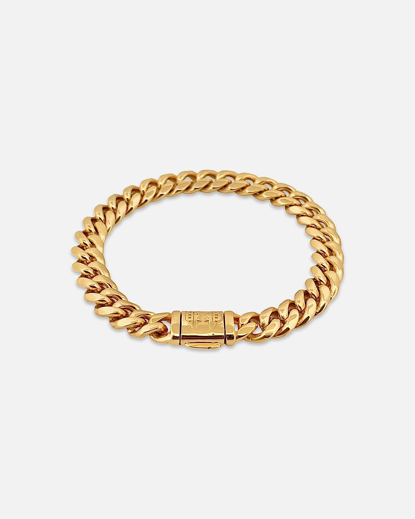 8mm Miami Cuban Link Bracelet - Gold