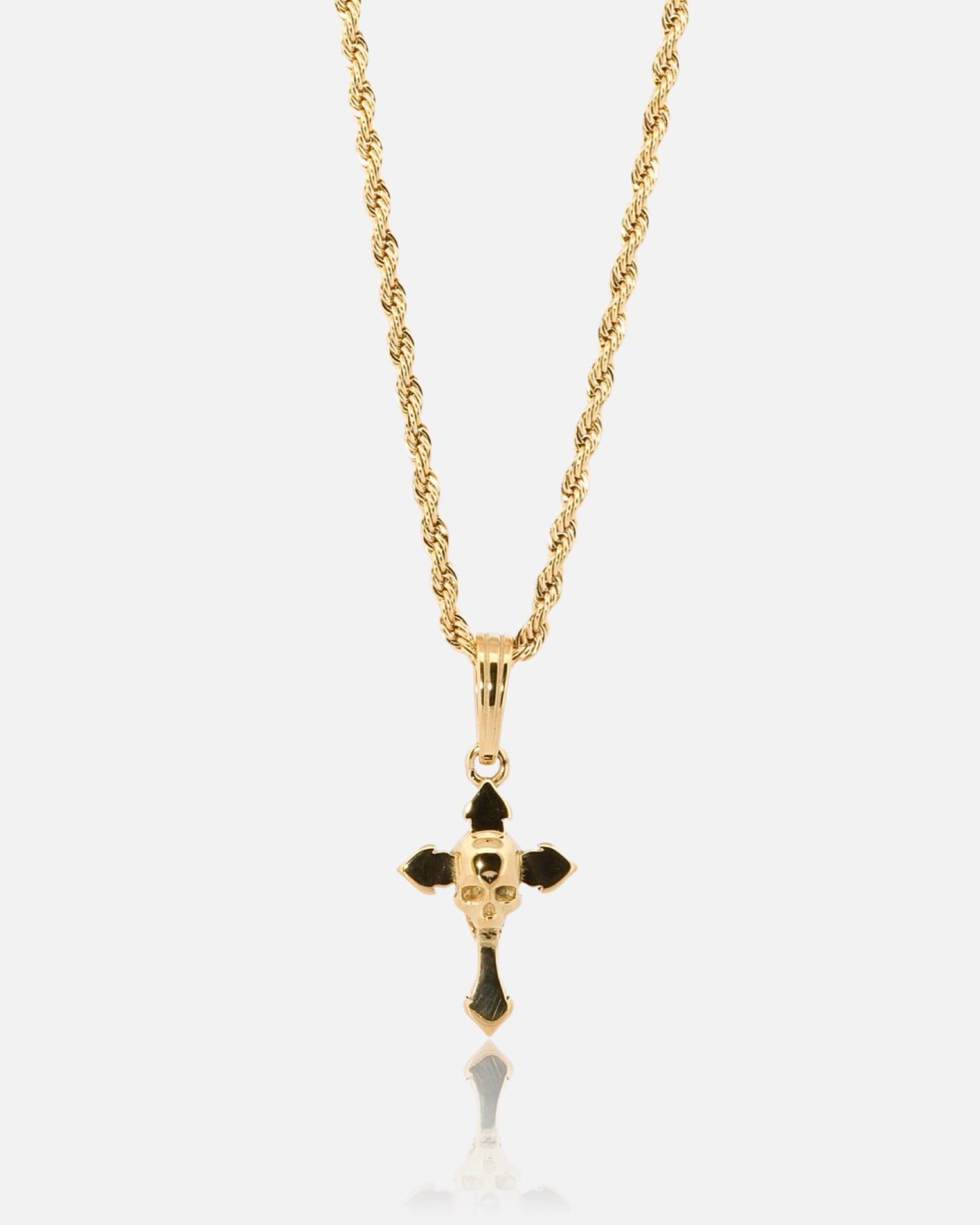 SKULL-CROSS-PENDANT-GOLD