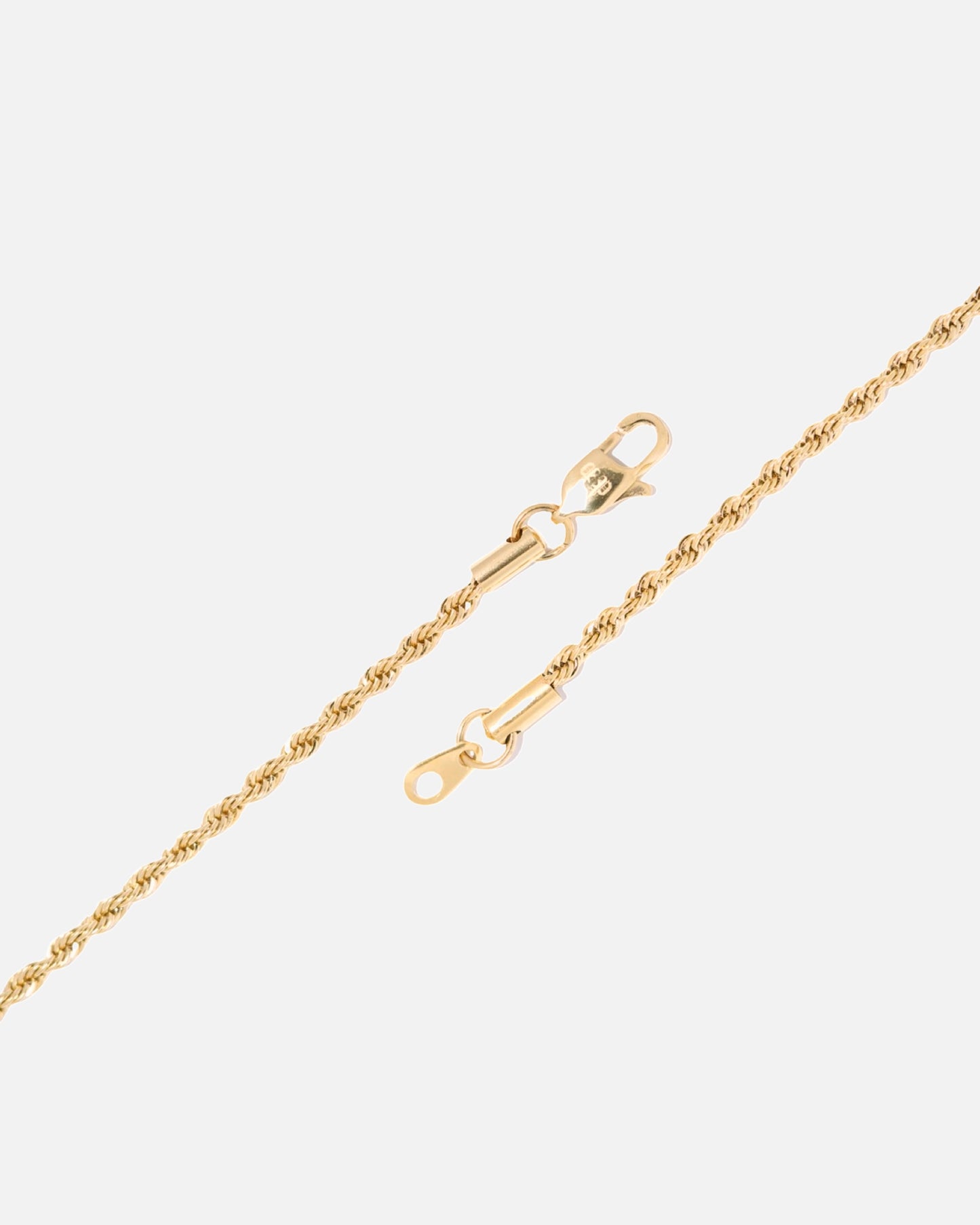 3mm Rope Chain - Gold