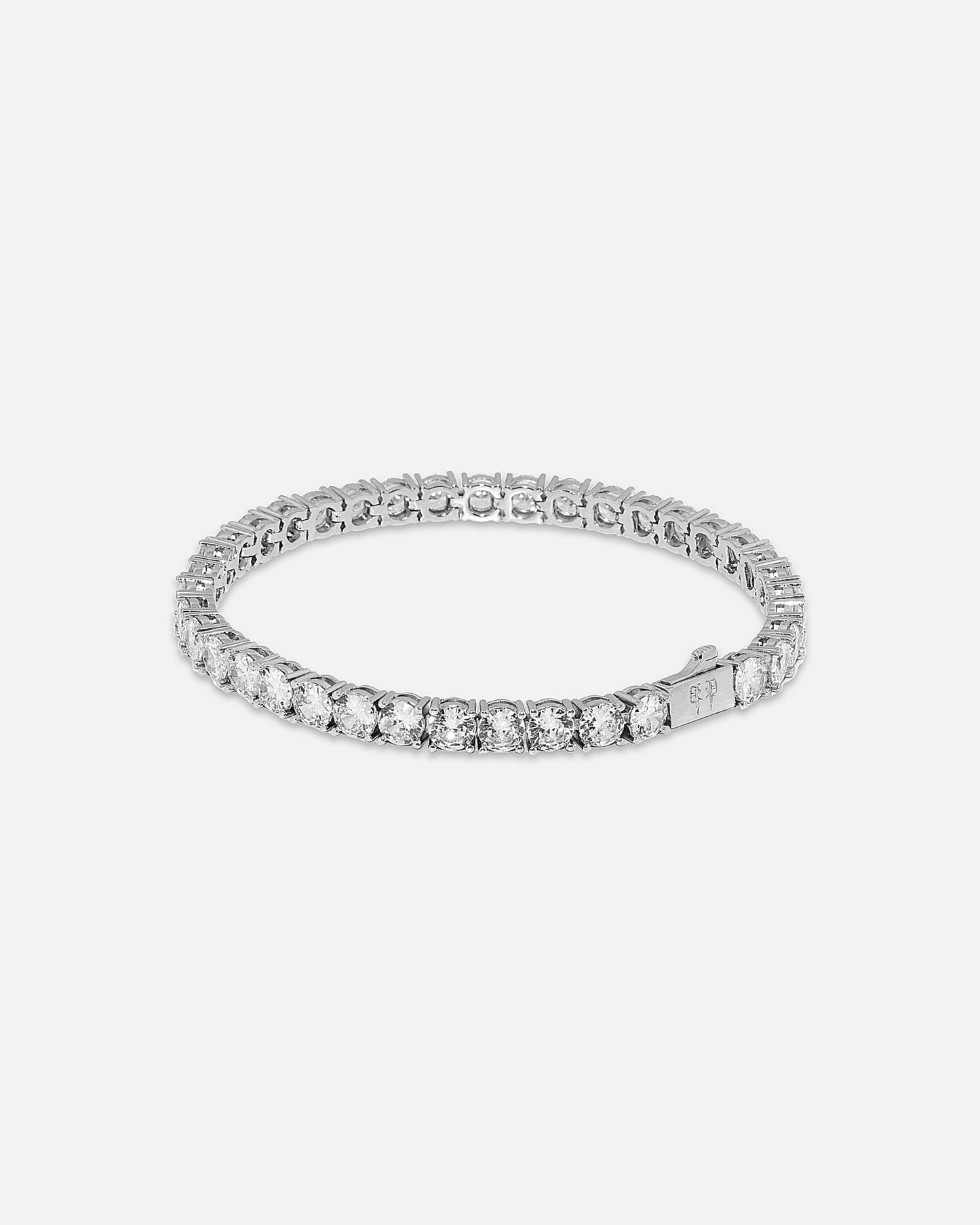 5mm Tennis Bracelet - White Gold