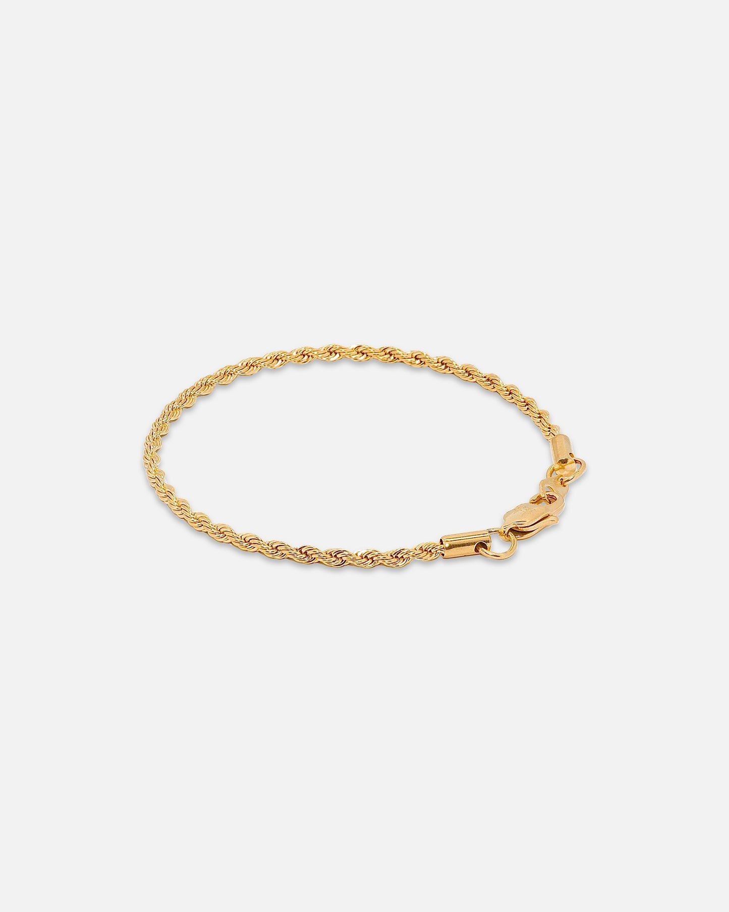 3mm Rope Bracelet - Gold