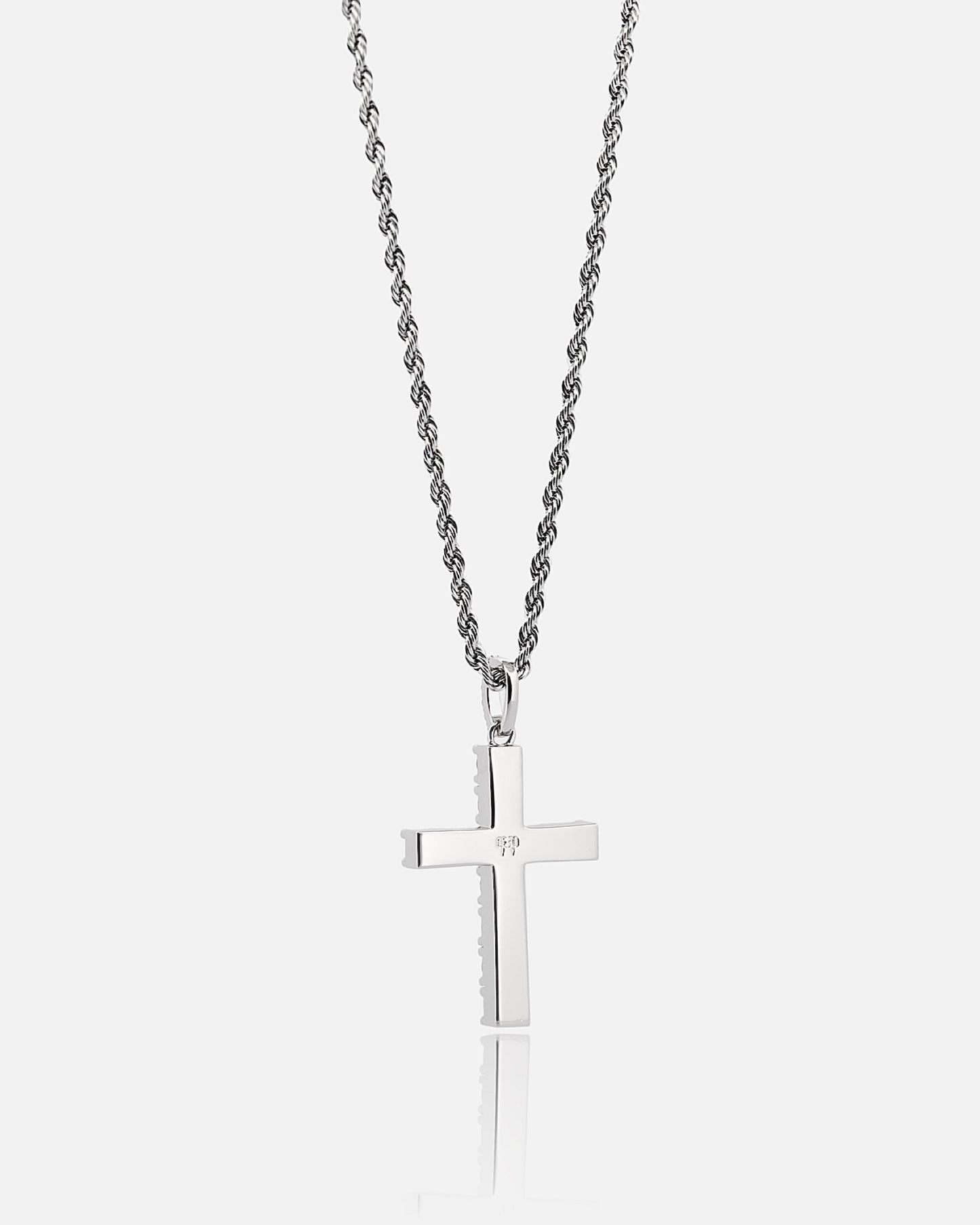 Diamond Cross - White Gold