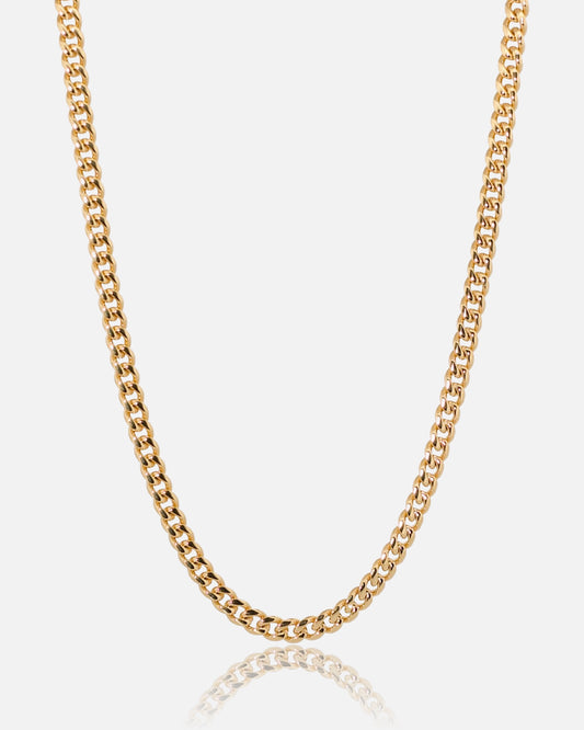 5mm Miami Cuban Link Chain - Gold