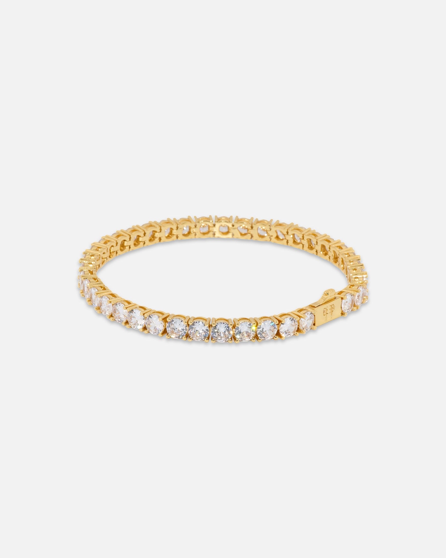 5mm Tennis Bracelet - Gold